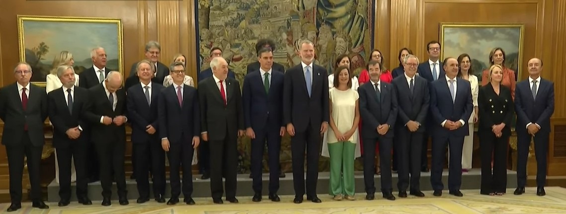 Los 20 nuevos vocales del CGPJ juran y prometen su cargo ante el Rey Felipe VI en La Zarzuela
