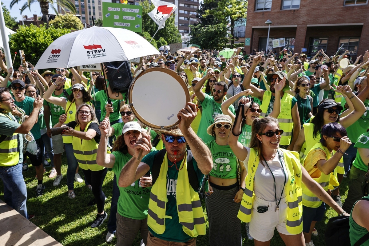 La caja de resistencia por la huelga educativa supera los 50.000 euros recaudados