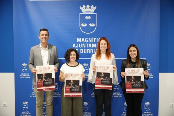 Burriana impulsa la formación musical con el I Curso de Dirección de Banda y Orquesta