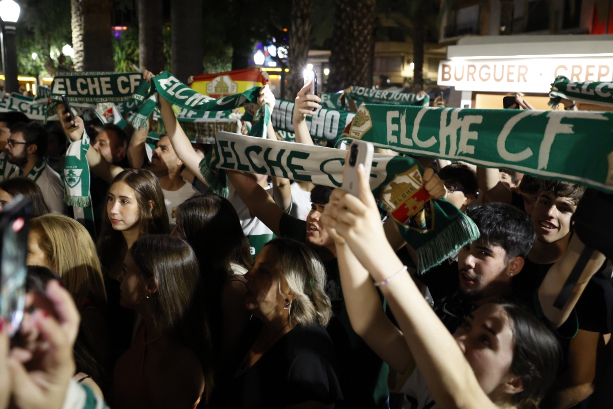 Elche siguió muy atenta el encuentro de Girona