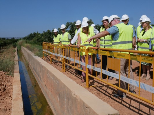 Las obras en la Acequia Real del Júcar ahorrarán un 37% de agua que puede trasvasarse a La Albufera