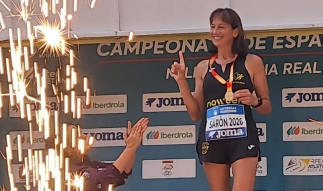 María Nicolás es campeona de España de la milla en ruta dentro de la categoría F60