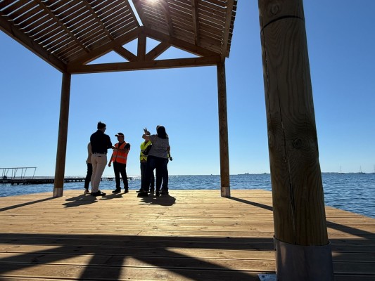 San Javier recupera uno de los históricos balnearios del Mar Menor para devolver a Santiago de la Ribera una de sus imágenes más icónicas
