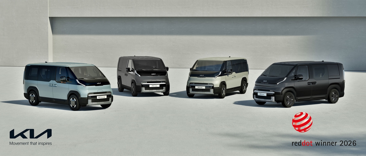 Kia EV4 y PV5, galardonados en los Red Dot Design Awards 2026