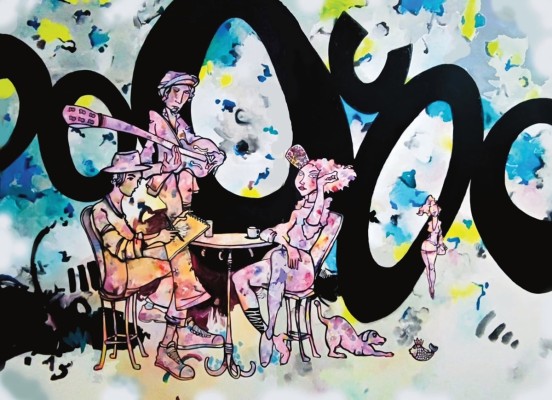 La obra del pintor murciano Álvaro Peña llega al Parque del Retiro este jueves con la muestra 'Se está haciendo tarde'
