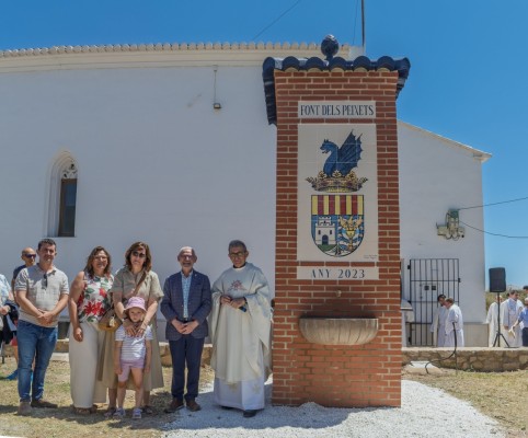 Alboraya recupera la histórica fuente de Peixets junto a la ermita en la fiesta del 678 aniversario