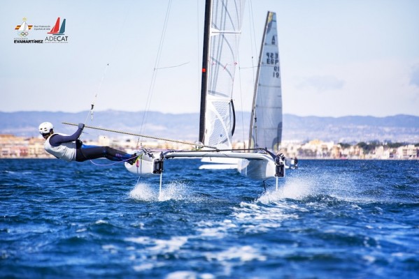 Los Alcázares acoge desde el jueves el Europeo de catamaranes clásicos y voladores