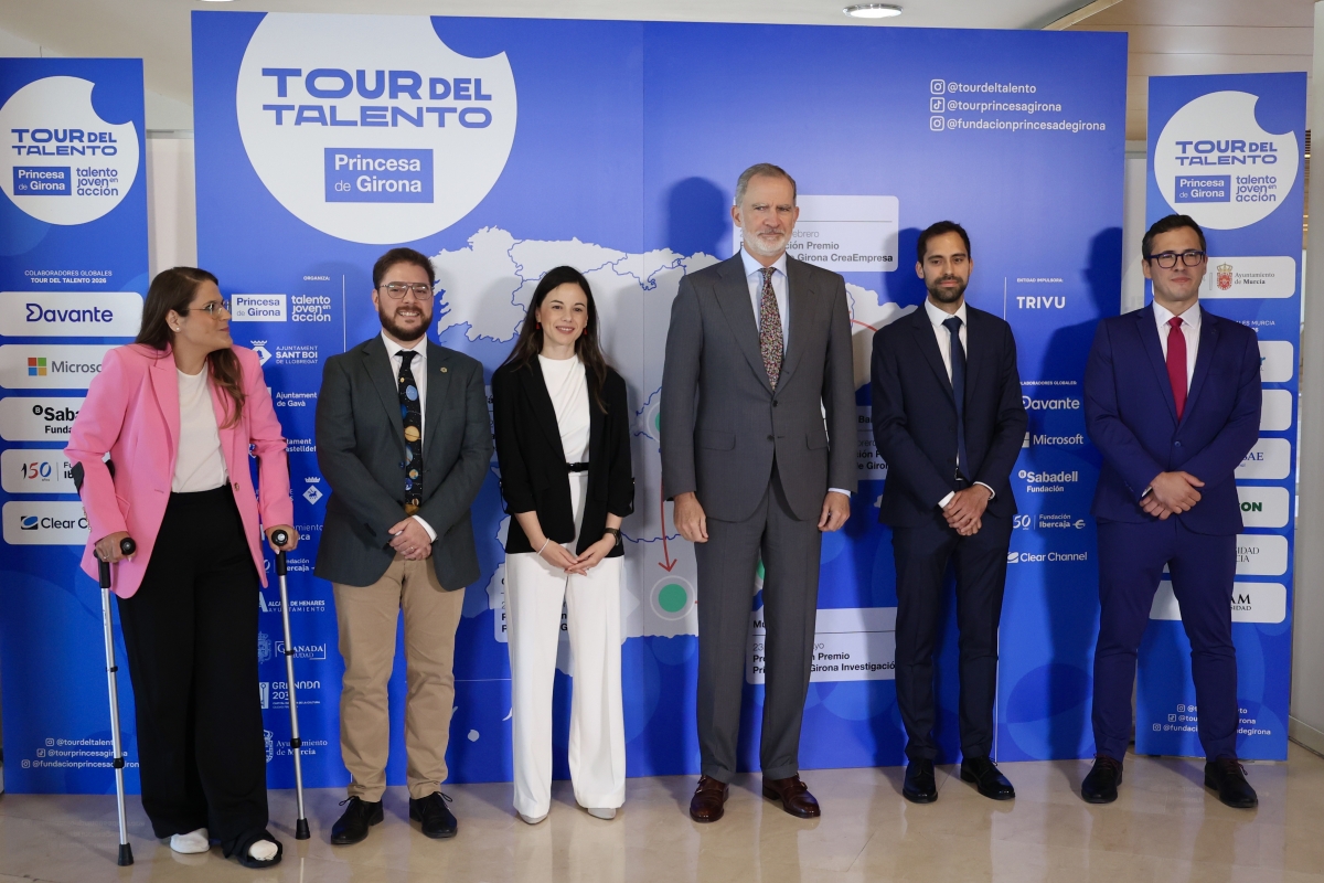 Felipe VI en Murcia con los Premios Princesa de Girona