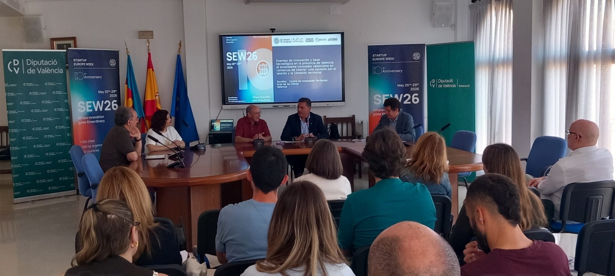 La Diputació de València impulsa la llegada de empresas emergentes a todos los rincones de la provincia