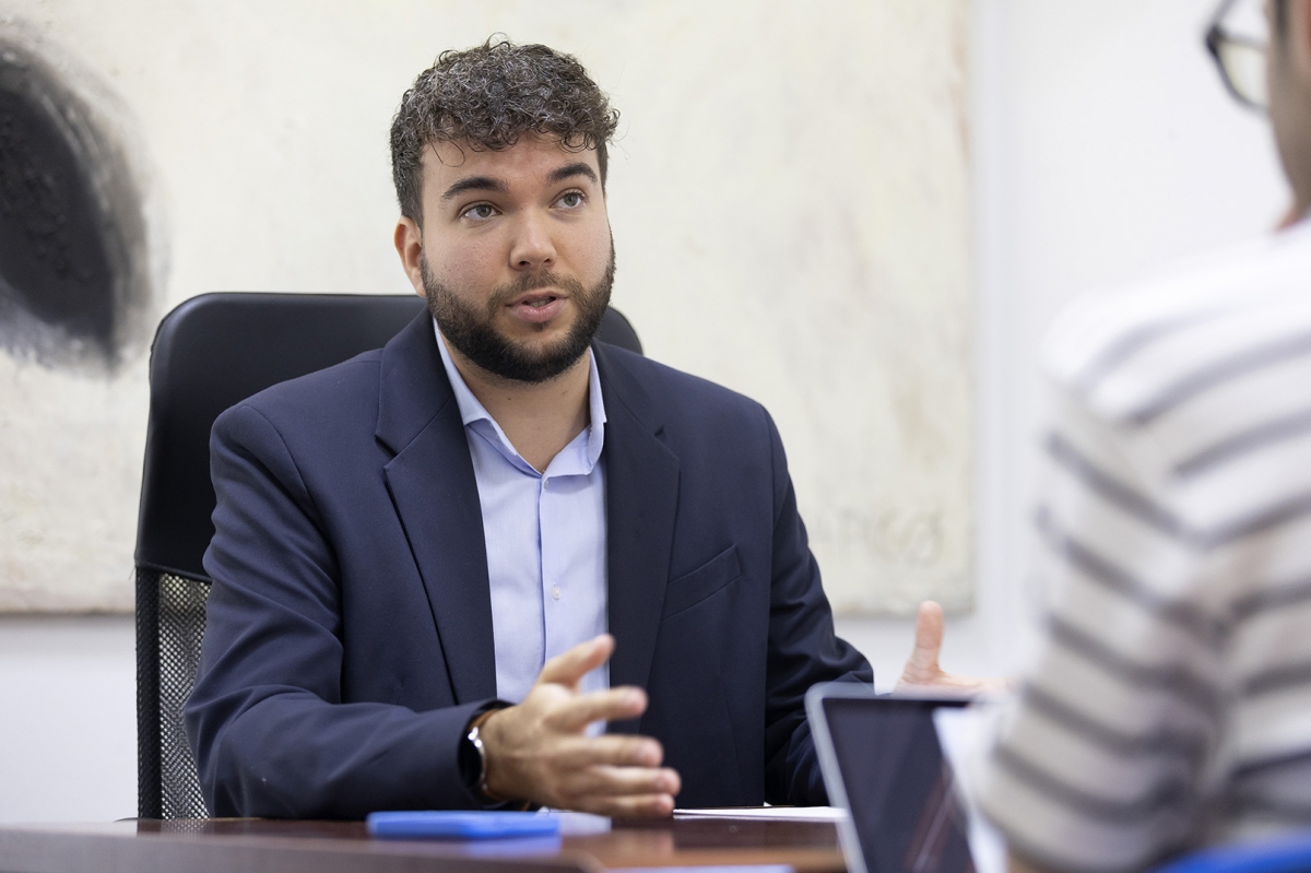 Álvaro Gonzalvo, próximo alcalde de Moncada. - Foto: MARGA FERRER Álvaro Gonzalvo, próximo alcalde de Moncada.