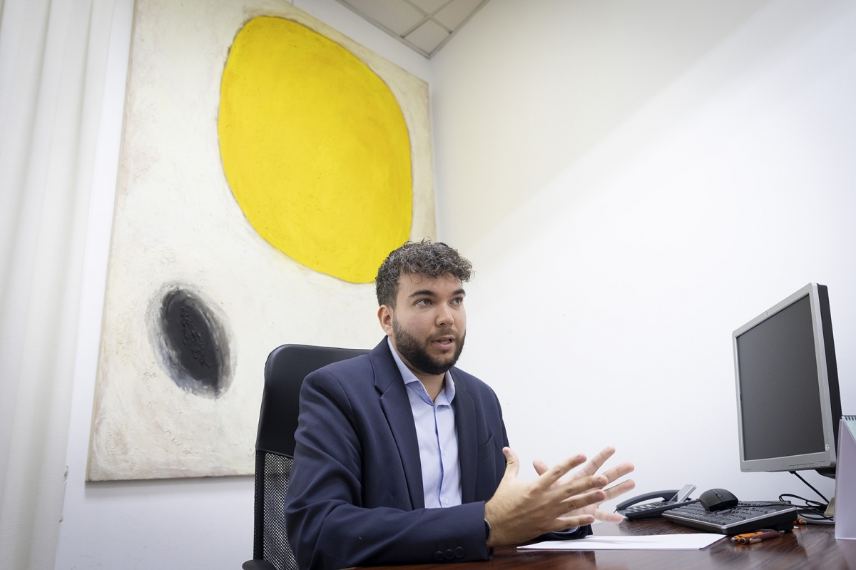 Álvaro Gonzalvo, próximo alcalde de Moncada. - Foto: MARGA FERRER Álvaro Gonzalvo, próximo alcalde de Moncada.