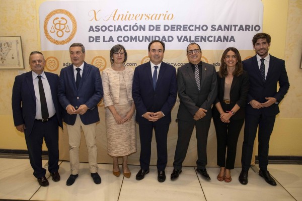 La Asociación de Derecho Sanitario de la CV reconoce la trayectoria de entidades y profesionales comprometidos con la mejora del sistema sanitario valenciano