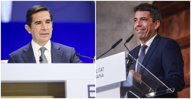 Torres le explica a Mazón la opa del BBVA sobre el Sabadell