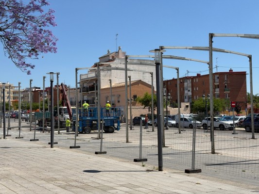 Paterna renueva 53 piezas de la estructura metálica del cohetódromo para reforzar su seguridad