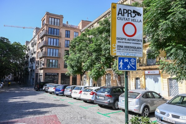 València podría usar el veto al tráfico en Ciutat Vella para intentar retener las ayudas ante la falta de ZBE
