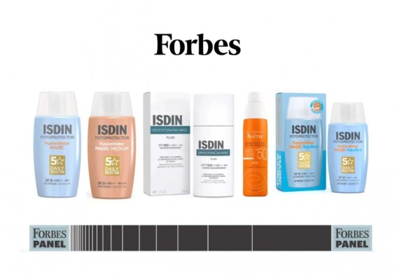 ISDIN renueva su liderazgo en el ranking 'Forbes' de los mejores fotoprotectores solares