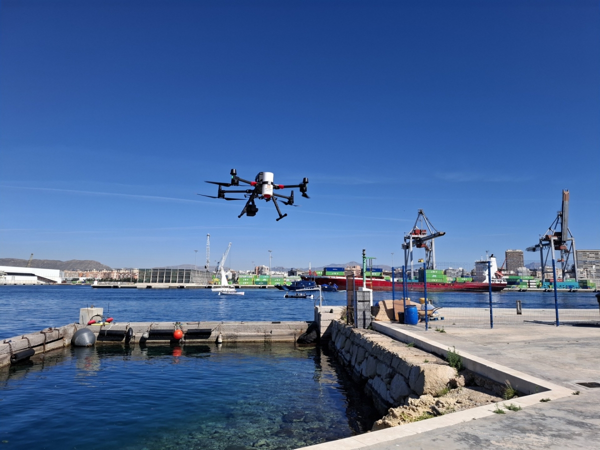 El Puerto elabora un mapa digitalizado de su territorio con un sistema de drones