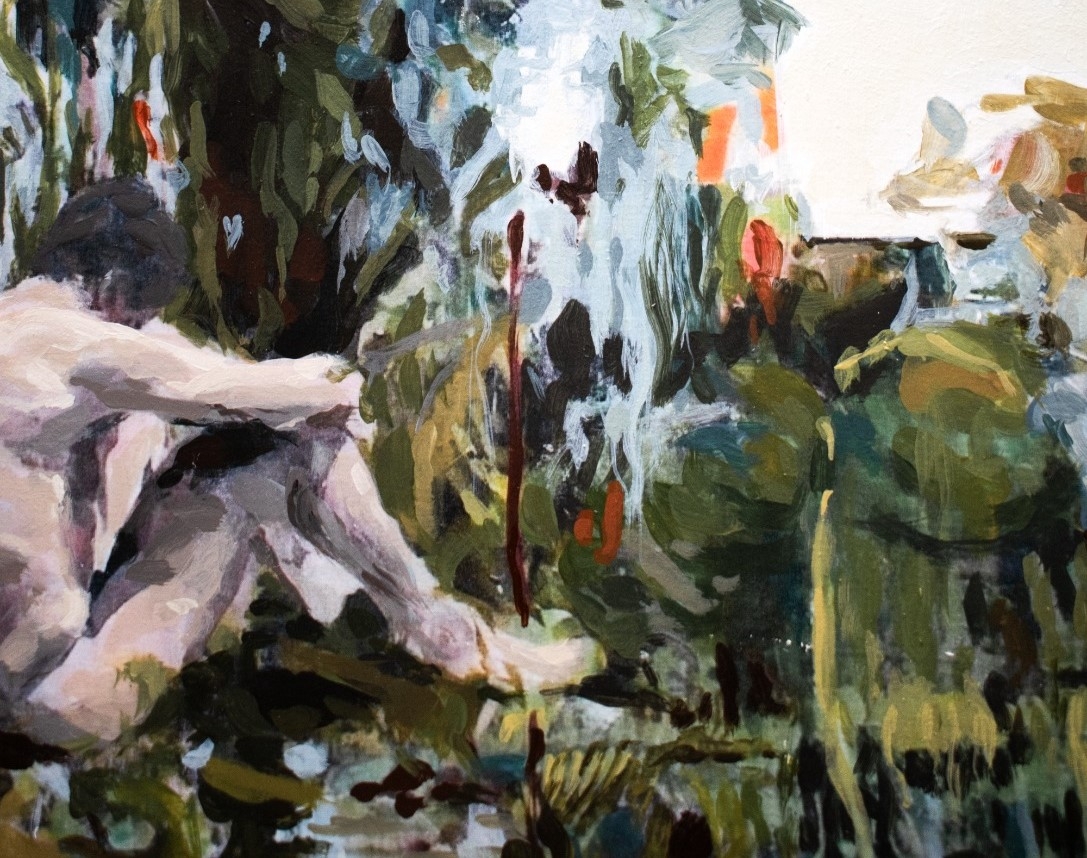 La pintura de María Gea invita a imaginar historias desde el umbral: expone 'Habitar el intervalo' en LaLuz de Murcia