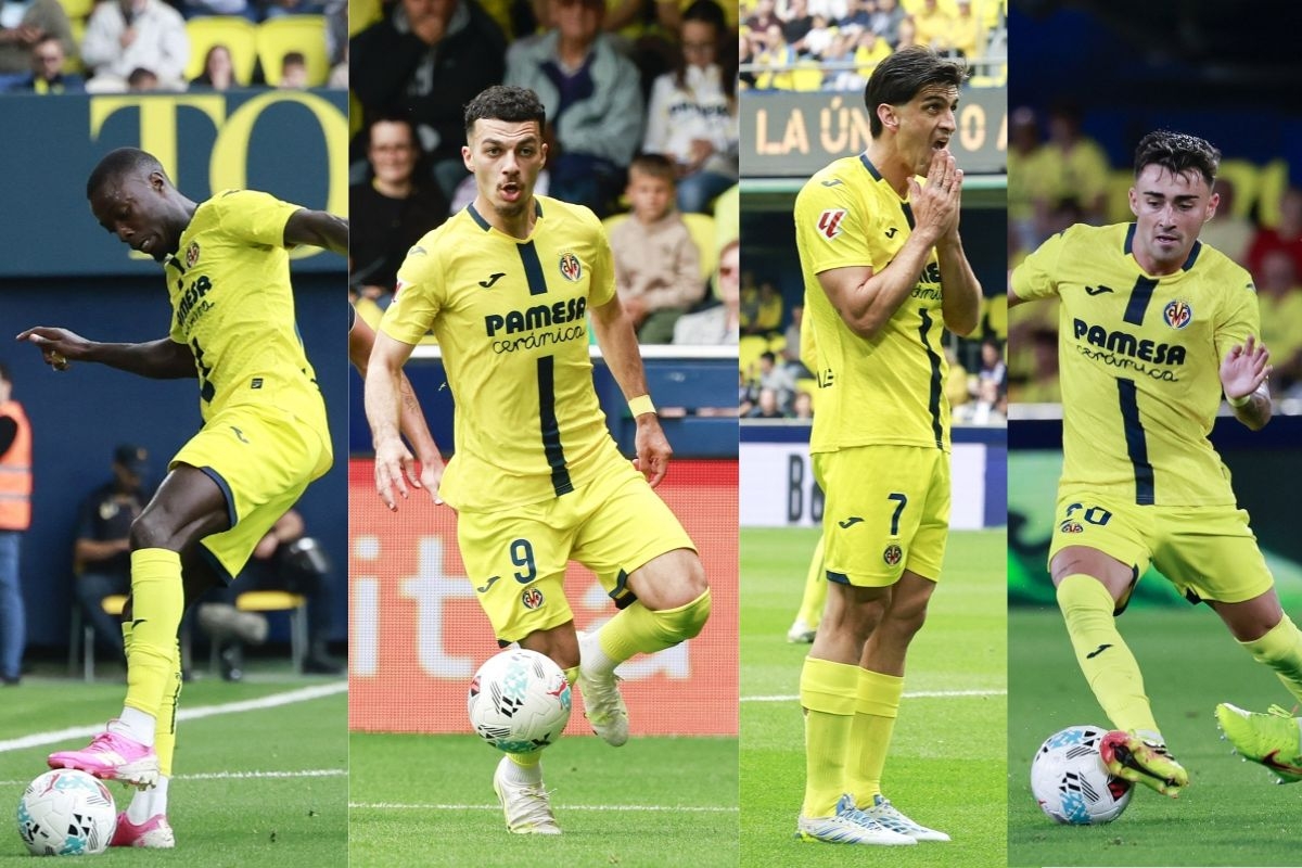 Pépé, Mikautadze, Moreno y Moleiro.