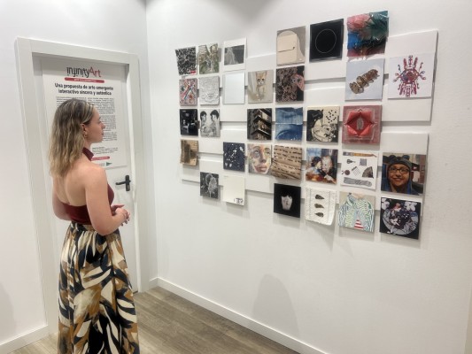 Arte y música se dan la mano en la muestra 'Arte Vivo Interactivo. Jazz 4’ 33