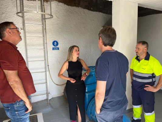La Vall d'Uixó rehabilita el depósito redondo para garantizar el suministro de agua potable 