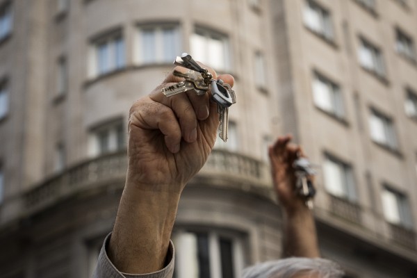 El problema de la vivienda 'sale' a las calles de Murcia: 