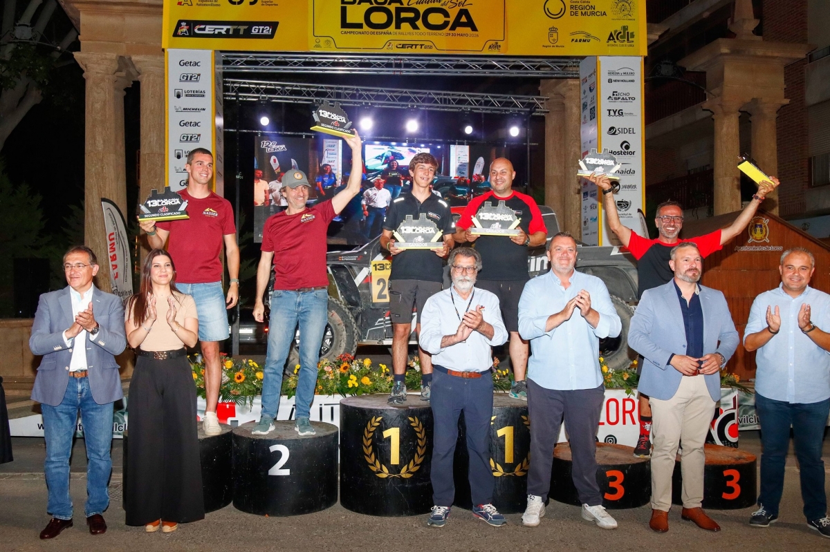 El castellonense Santiago Carnicer conquista por cuarta vez y segunda seguida el Rally Baja Lorca