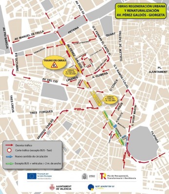 El paso inferior de Pérez Galdós permanecerá cerrado excepcionalmente hasta el próximo miércoles