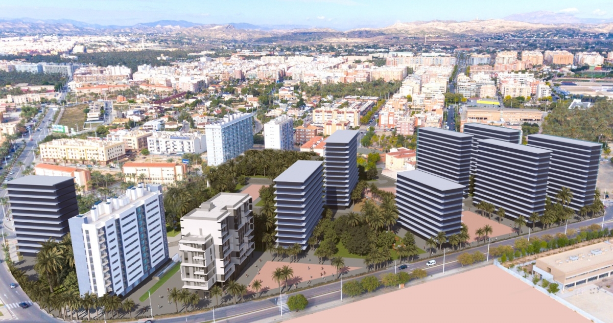Elche planea construir simultáneamente cuatro nuevos bloques en San Antón: 328 viviendas por 41,6 millones