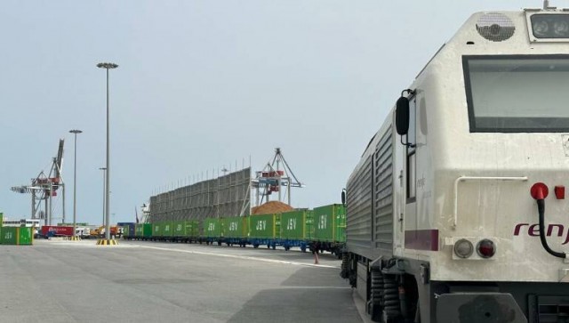 JSV consolida su intermodalidad en el Puerto de Alicante: mueve por tren más de 21.500 toneladas 