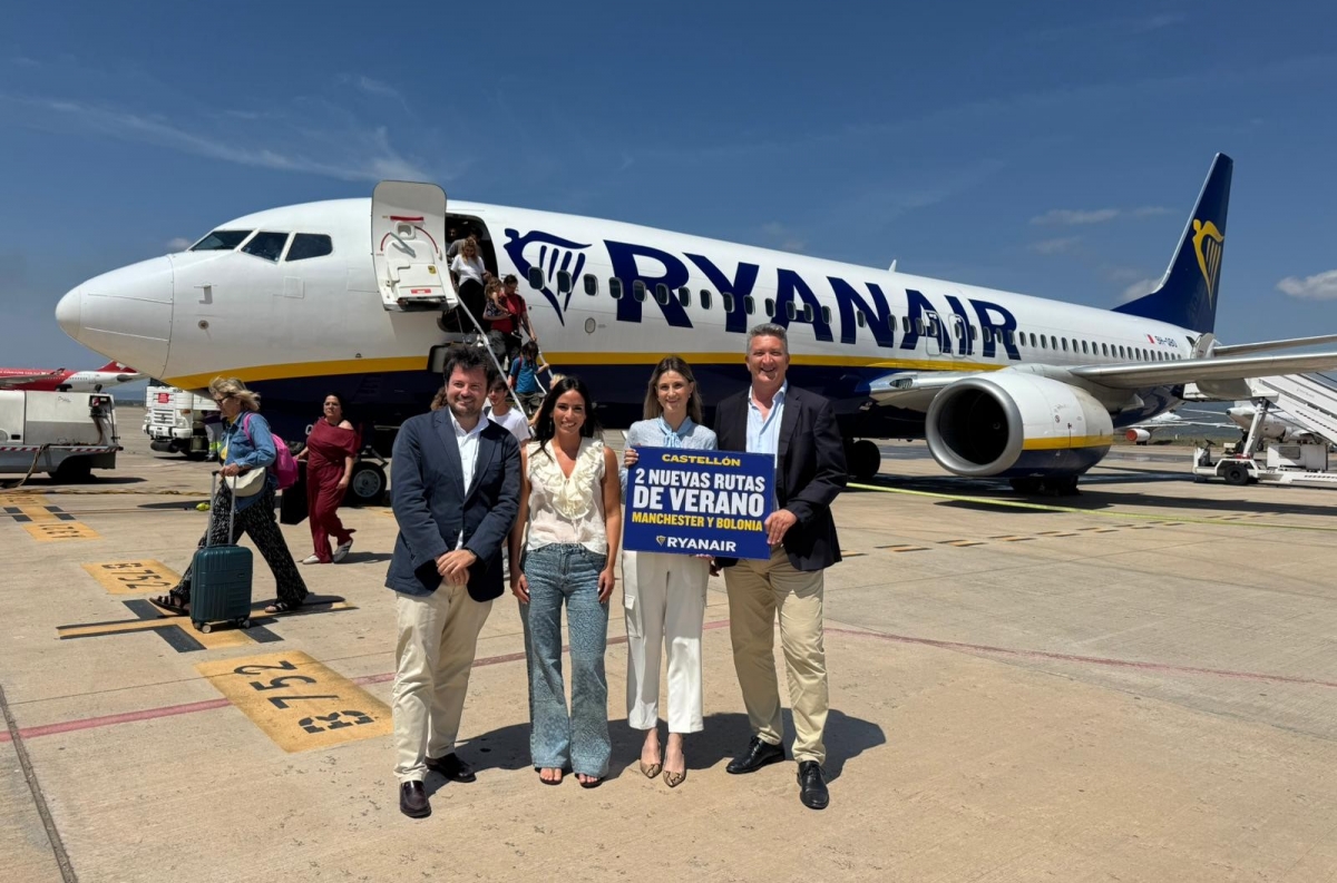 Inauguración de las nuevas rutas de Ryanair a Bolonia y Manchester desde Castellón. - Inauguración de las nuevas rutas de Ryanair a Bolonia y Manchester desde Castellón.