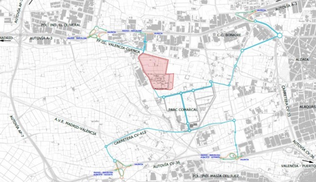 Un proyecto plantea transformar 500.000 metros cuadrados de Los Hornillos en una nueva zona industrial
