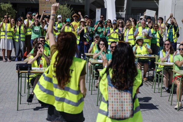 Educación cifra en un 15,12% el seguimiento de la decimosexta jornada de huelga indefinida