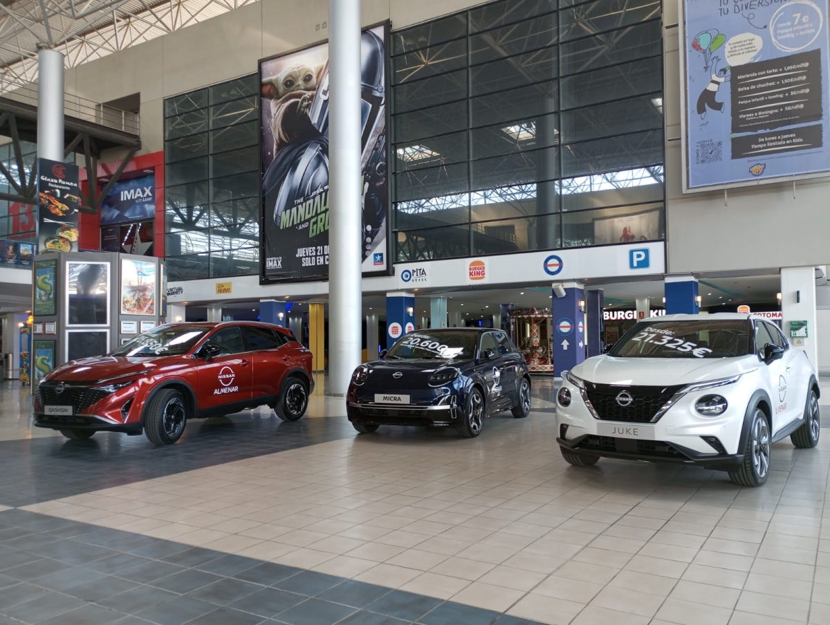Nissan Almenar muestra el nuevo Nissan Micra eléctrico en Kinépolis