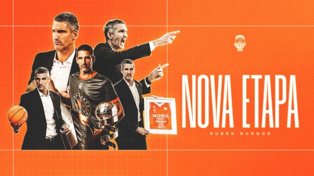Rubén Burgos deja de ser entrenador de Valencia Basket y se incorpora a la estructura deportiva