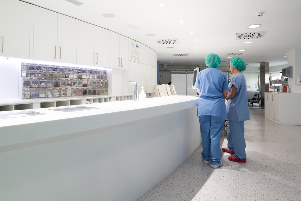 El equipo de enfermería del IVO está formado por 165 profesionales, especializados en atención del paciente oncológico.