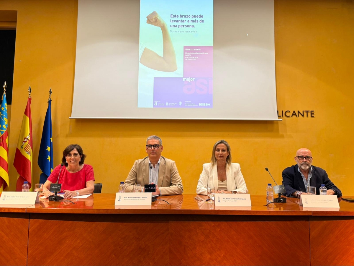 Otra oportunidad de donar sangre en Alicante: maratón en el Marq el día 8