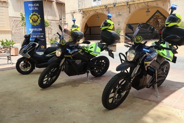 Novelda renueva la flota de motocicletas de la Policía Local con una inversión de casi 60.000 euros