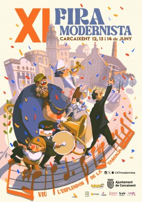 Carcaixent viatjarà en el temps amb la XI Fira Modernista, dedicada enguany a la música