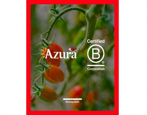 Azura obtiene la certificación B Corp para sus entidades que operan su negocio de tomates cherry