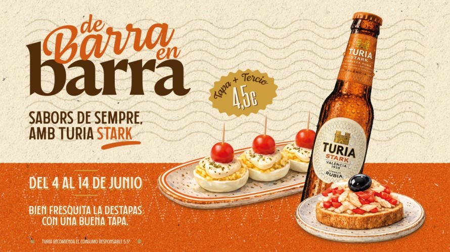 Turia rescata el sabor de siempre con una ruta de tapas valencianas reinventadas en 34 locales de Valencia