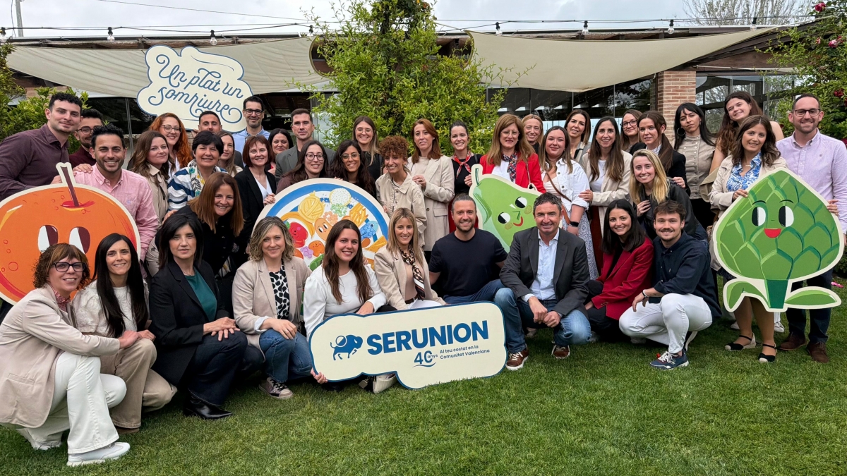 Serunion celebra 40 años en la Comunidad Valenciana consolidada como líder en restauración colectiva y fiel a sus  valores de origen