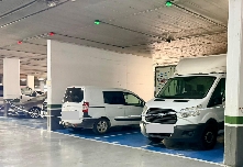 El PSPV pregunta por la seguridad del parking de Santa Clara tras el acordonamiento de varias plazas