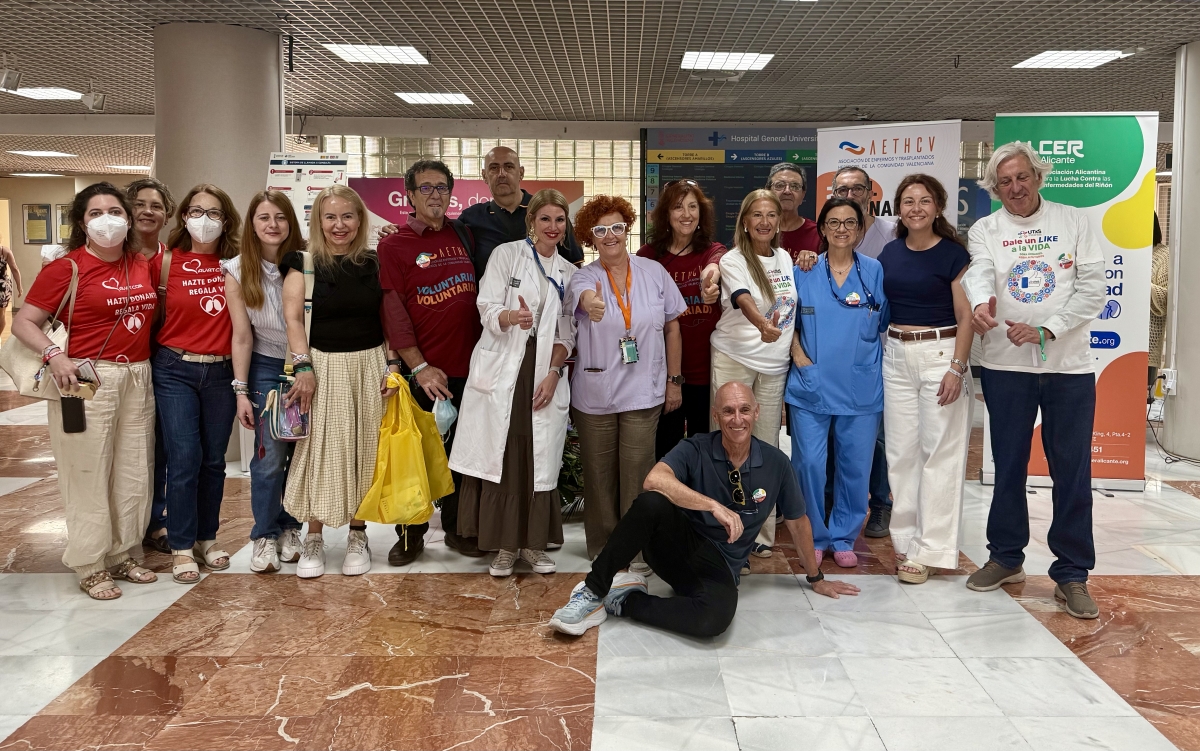 El Hospital Doctor Balmis suma 1.140 donantes de órganos, 31 de ellos durante 2025