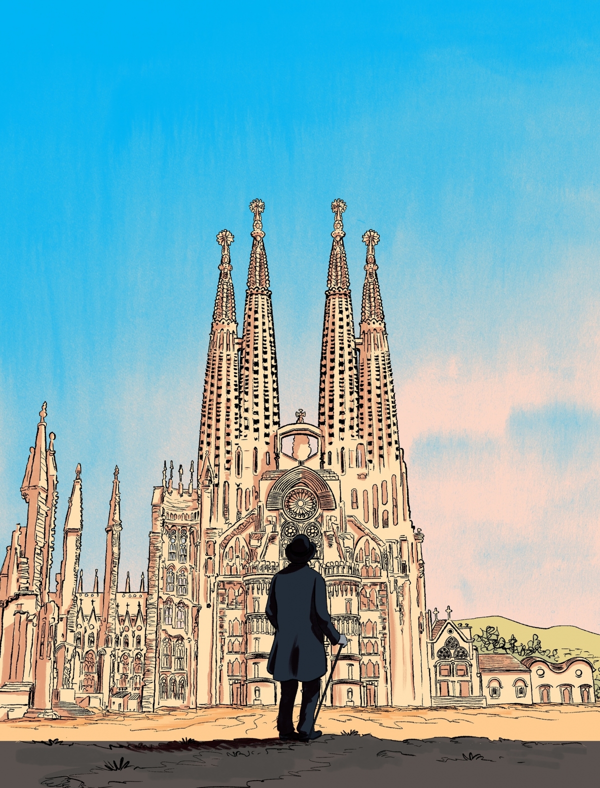 Un Gaudí entre viñetas y 