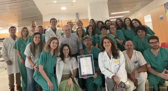 La Unidad de Aparato Digestivo del hospital Morales Meseguer de Murcia obtiene la acreditación ISO