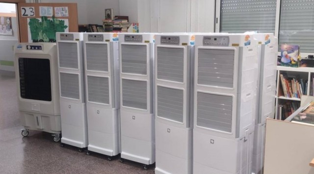 Quart de Poblet instala equipos de refrigeración en los colegios de Primaria ante las altas temperaturas
