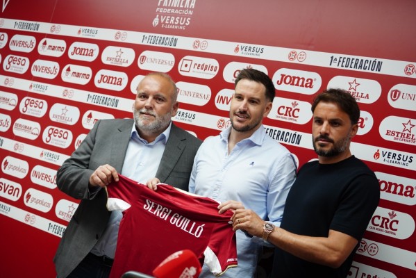  Sergi Guilló, nuevo técnico del Murcia: 