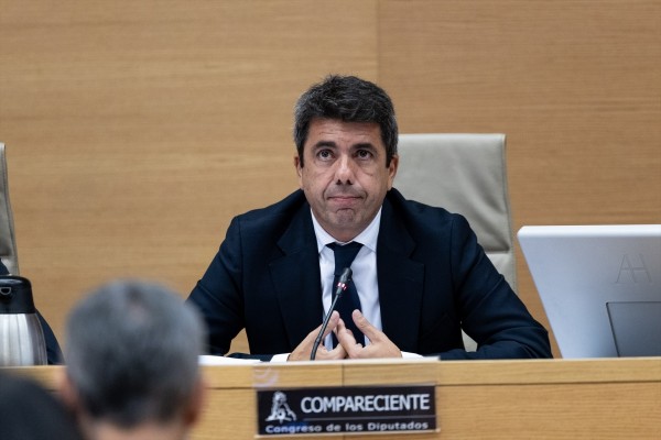 El PSPV se querella contra Mazón por falso testimonio sobre la Dana en el Congreso