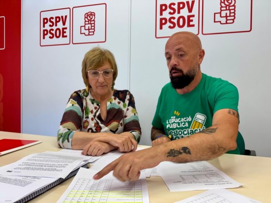 El PSOE de Alicante advierte de un recorte del 80% centros educativos en las cuentas del Consell
